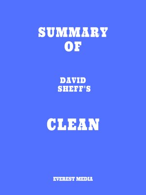 cover image of Summary of David Sheff's Clean